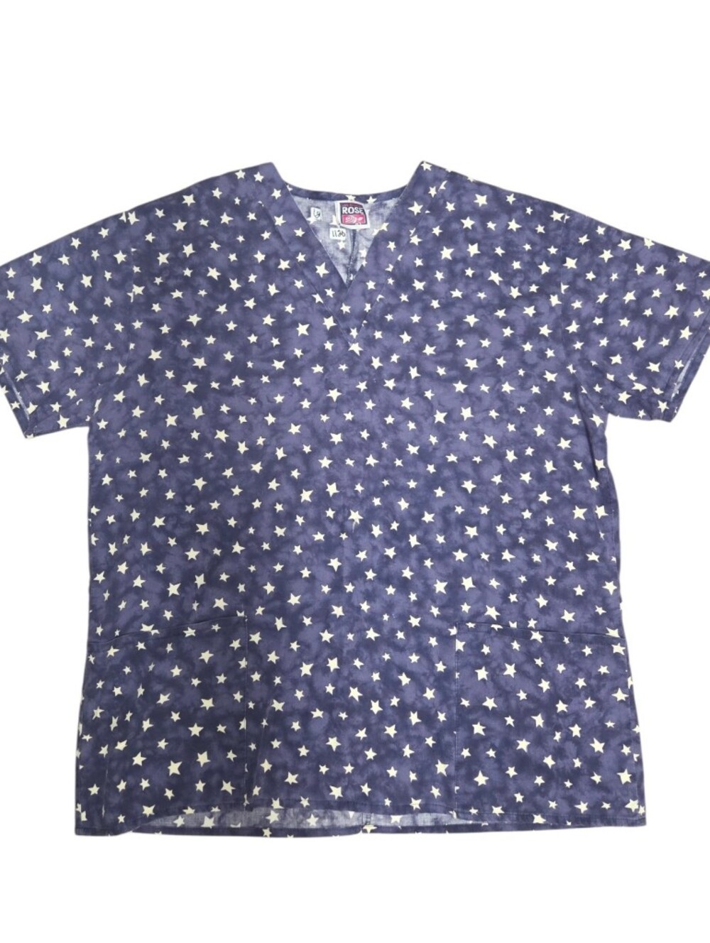 Handmade Stars Scrub Top